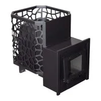 печь для бани сталь-мастер рада 6 18м без дверцы дровяная сетка