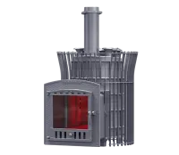 печь для бани gfs авангард ураган 40п2с зк тюльпан чугунная