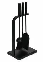 набор для камина 3 предмета на подставке, 45,5х22х15 см банные штучки