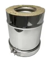 дымоход craft утепленный нержавеющий (316/0,8/304/0,5) ф150/250 l=1м по воде, cerablanket