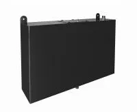 бак изистим выносной 80 л нержавеющий (aisi 430/2 мм) прямоугольный (чёрный)