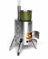 печь портативная тмф дуплет-1 inox, варочная, дровяная