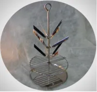 тарелка елочка с решеткой d-220мм