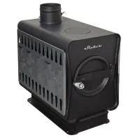 печь отопительно-варочная ермак stoker 100-ов садовая дровяная антрацит