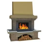 облицовка для камина анжелика, пристенная