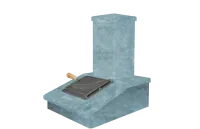 облицовка на трубу gfs авангард 25 м/п2 классика кирпич талькохлорит 115х540 2 ярус под шибер