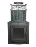 печь для бани прометалл атмосфера xl в ламелях пироксенит + сетка new