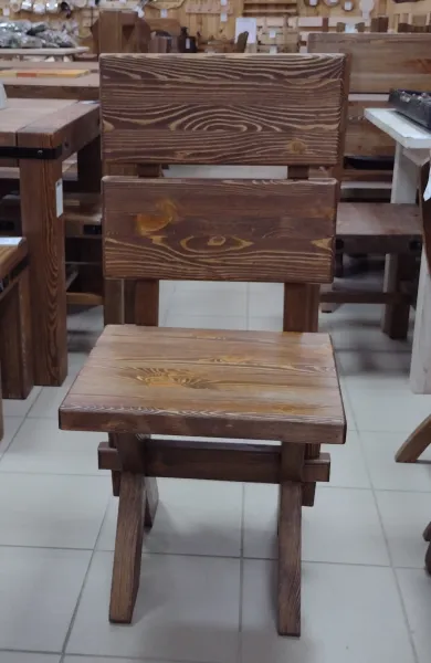 стул №10н (массив сосны, старение), палисандр, ирб